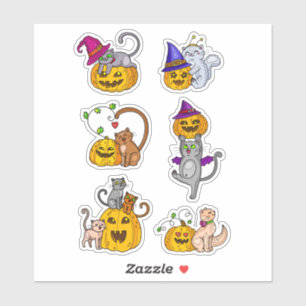 Sticker Chats d'Halloween