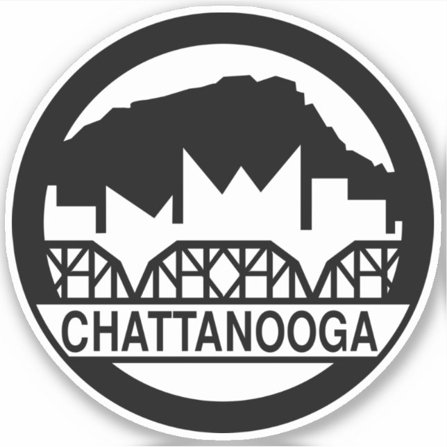 Sticker Chattanooga Tennessee (Devant)