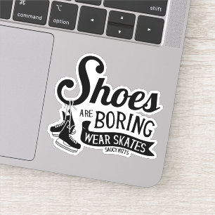 Sticker Chaussures sont ennuyeux porter Hockey Patins Ordi