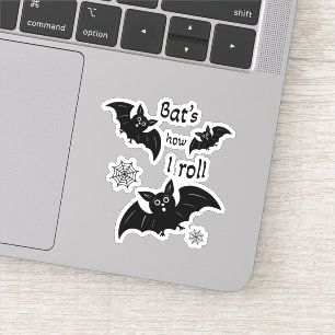 Sticker Chauve-souris noire