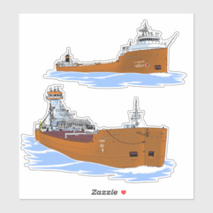 Sticker Chbarge des Grands Lacs Ensemble d'histoire de Pat