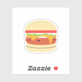 Sticker Cheeseburger