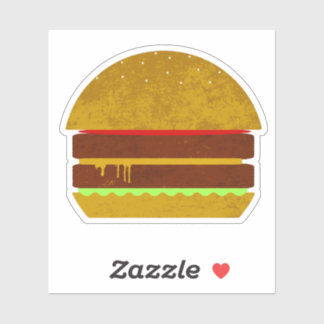Sticker Cheeseburger Art