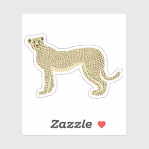 Sticker Cheetah doux