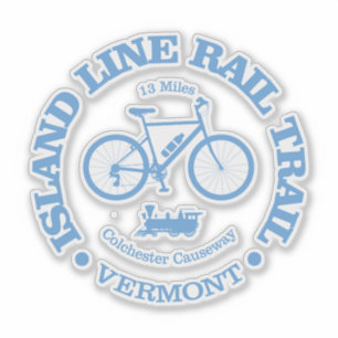 Sticker Chemin de fer Island Line (cyclisme)