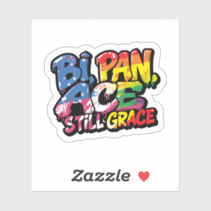Sticker Chemise Bi Pan Ace Still Grace Citations drôles