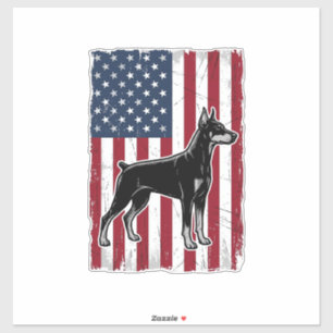 Sticker Chemise de conception vectorielle vintage de chien