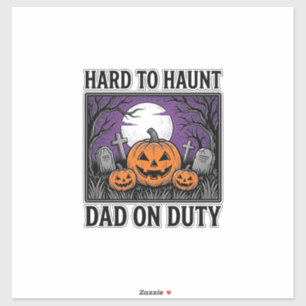 Sticker Chemise de papa Halloween difficile à hanter drôle