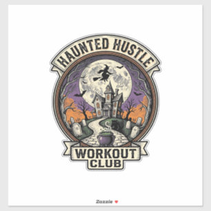 Sticker Chemise de sport Halloween Hustle ensorcelé Gravur