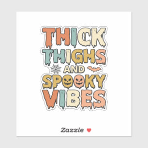 Sticker Chemises Halloween de cuisses épaisses et vibratio
