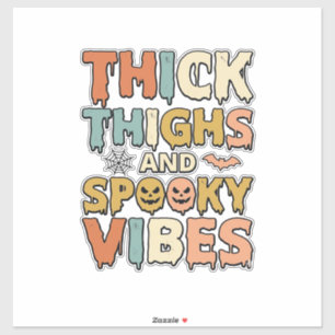 Sticker Chemises Halloween de cuisses épaisses et vibratio