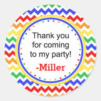 Sticker Chervon couleur primaire