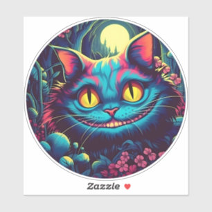 Sticker Cheshire Chat Sourire Alice au pays des merveilles