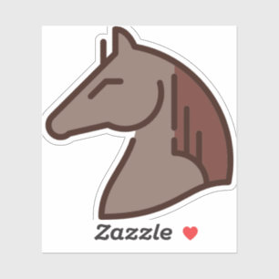 Sticker cheval