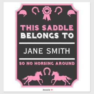 Sticker Cheval cheval Selle