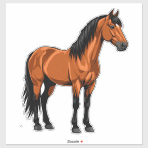 Sticker 🐎 Cheval équin majestueux pour les amoureux des a
