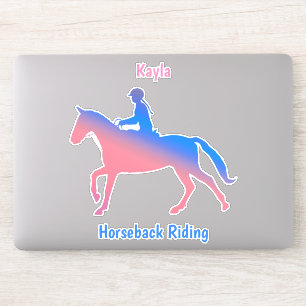Sticker Cheval fille