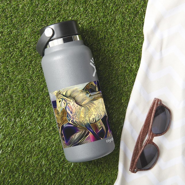 Sticker Cheval islandais Art Déco (HydroFlask Insitu)