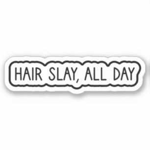 Sticker Cheveux, Toute La Journée