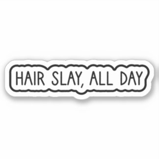 Sticker Cheveux, Toute La Journée