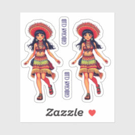 STICKER CHIBCHAN CLUB