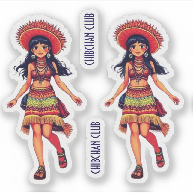 STICKER CHIBCHAN CLUB (Devant)