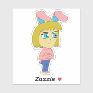 Sticker chibi bunnygirl