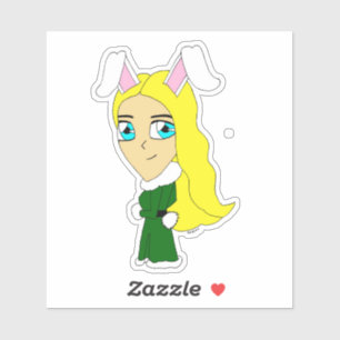 Sticker chibi bunnygirl
