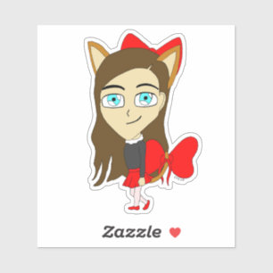 Sticker chibi catgirl