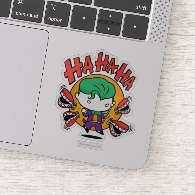 Sticker Chibi Joker Avec Dents De Jouet (Détail)