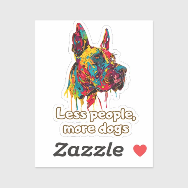 Sticker Chien (Feuille)