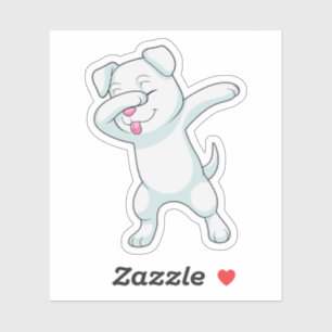 Sticker Chien à Hip hop Dance Dab