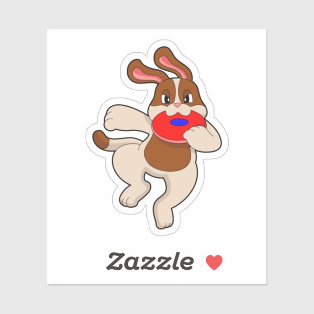 Sticker Chien à jouer (Feuille)