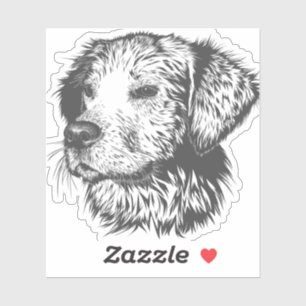 Sticker chien animal domestique chien levrette animal.