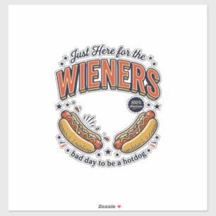 Sticker Chien Chaud Drôle Wiener Vintage Design De T-Shirt