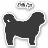 Chien Chien Chien Silhouette Chien Race Vinyl Stic
