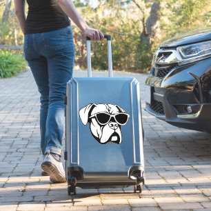 Sticker Chien de boîte