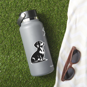 Sticker Chien de chasse classique Chien Dachshund Vintage 