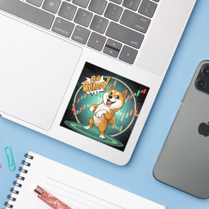Sticker Chien mignon Shiba Inu