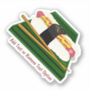 Sticker Chien sushi