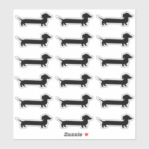 Sticker Chiens extra-longs de teckel