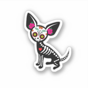 Sticker Chihuahua Muerta