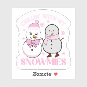 Sticker Chillin' avec My Snowmies Winter