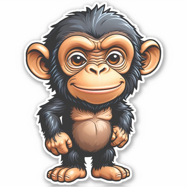 Sticker Chimp (Devant)