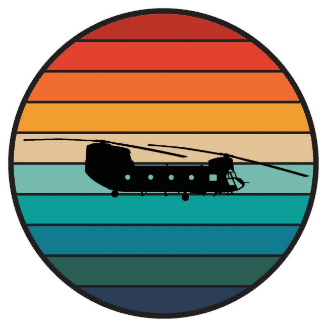 Sticker Chinook (Créateur téléchargé)