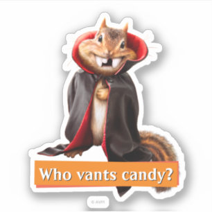 Sticker Chipmunk Vampire