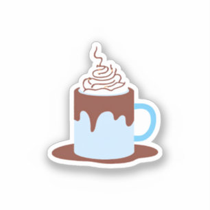 Sticker Chocolat Chaud