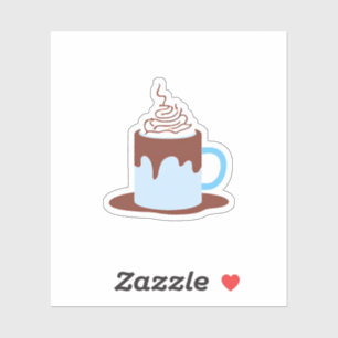 Sticker Chocolat chaud