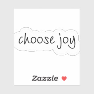 Sticker Choisissez l'autocollant de joie