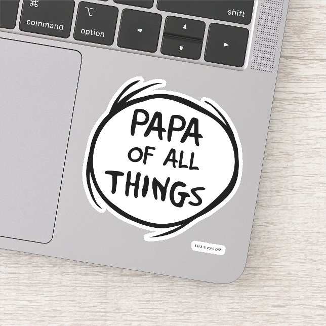Sticker Chose une chose deux - Papa de toutes les choses (Détail)